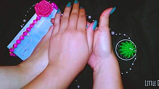 young amateur babe enjoys homemade foot massage leading to intense orgasm and fetish pleasure