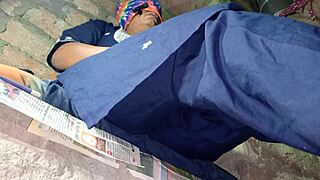 Indian Desi Girl in Outdoor Pool Sex with Double Penetration