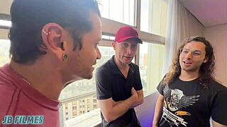 Amateur Video Featuring Friends In Relaxing Group Activity With Close Ups