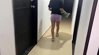 Fucking Neighbor While Husband Works 😈