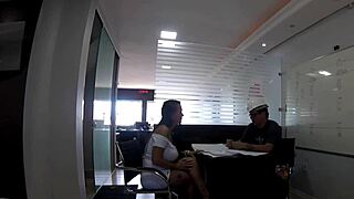 worker hammering on the construction site