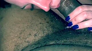 White Girl Slurps Her Favorite Bbc In Close Up