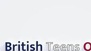 hot british teen eats liquid lunch