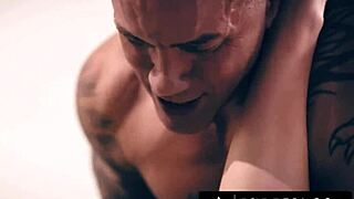 amateur performer caught in striptease routine with rough actions