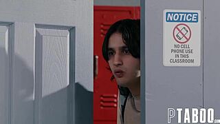 Siri Dahl And Lauren Phillips Engage In Classroom Threesome With Teen