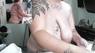 Feeling Free While Doing The Dishes Naked