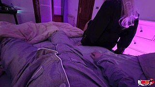 Woman starts sucking cock and wants to fuck