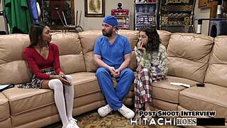 Freshman Gets Mandatory Hitachi Orgasm In Roleplay Session