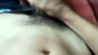 young latina starts day with solo pleasure