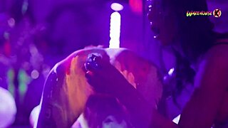 NEON PARTY ESCALATES - GIRLS FUCK AND SCREAM WITH PLEASURE