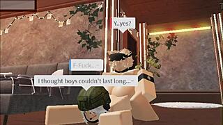 Cute Blonde Boy Enjoys One On One Time With Soldier Girl