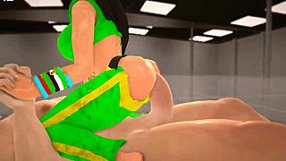 Street Fighter Laura Takes Intense Anal Fucking