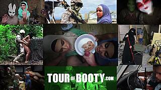 Tour of Booty - Muslim Prostitute Sucking American Big Dick