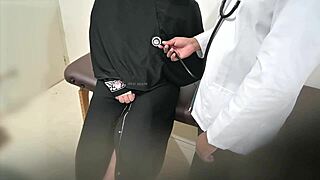 Doctor Checking Hijab Ladys Boobs In Hospital