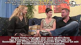 Alte Deutsche Ehefrau Macht Ein Amateur Dreier Casting