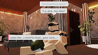 Cute Blonde Boy Enjoys One On One Time With Soldier Girl