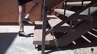 ginger mckay got dicked hard, rome major cums on her face 😈