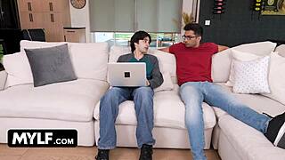 step-son and his best friend seduce petite 18+ step-mom katrina colt to fuck in a threesome - mylf taboo