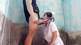 Pinay Nurse Kinantot And Creampied In Empty Hospital