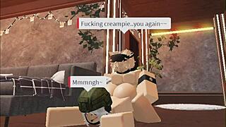 Cute Blonde Boy Enjoys One On One Time With Soldier Girl