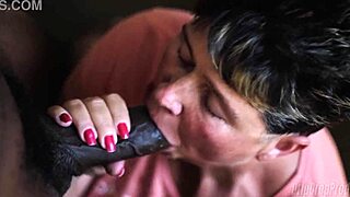 Dripdrop Granny Loves Sucking On Black Dick