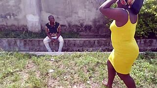 Street Boy Lures Fat Seller Into Building For Rough Fuck