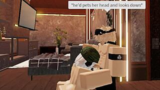 Cute Blonde Boy Enjoys One On One Time With Soldier Girl