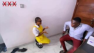 Beautiful Bad Girl Feels Intense Desire In School