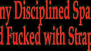 Emmaleetv001 - Tranny Disciplined Spanked And Fucked With Strapon