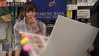 Asian Japanese Babe with Big Tits Blows and Fucks with Toys