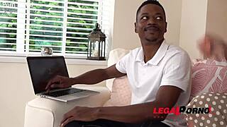 busty stacey saran, how does that black monster cock feel drilling you?