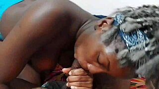 Sloppiest Blowjob from Ebony Goddess