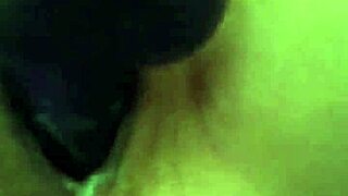 Dildo after creampie very gooey