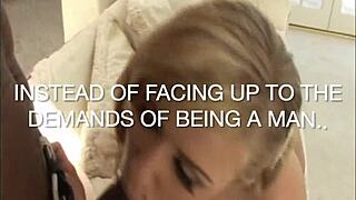 Reduced to weakness by sissy psychology