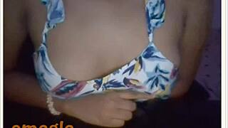 Teen Girl With Big Tits Shows Off On Webcam For Viewers