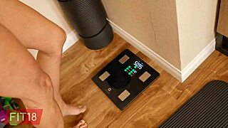 Fit18 featuring Alexis James, petite toned skinny milf in bodysuit