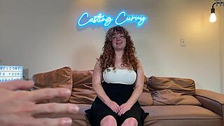 curvy busty redhead nurse intensely tries hardcore porn casting