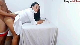 hey, the nurse and aesthetician watchin the patient's erection in hospital 😏