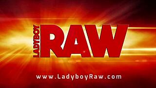 Ladyboy juy in bareback hardcore action