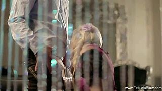 Beautiful german blonde maid enjoys secret fun activities with friends