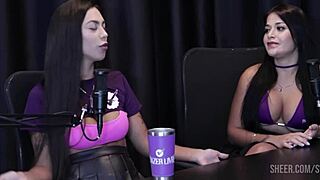 renatinha melo cast with tifany rocha and didy reis part 3 sheer red lingerie