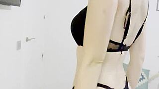 Mature Woman Provokes with Tits