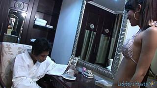 Asian Tranny Soapy Massage Fun