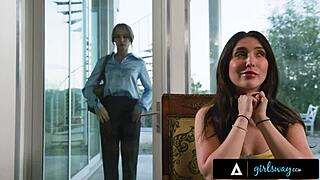 Girlsway - Petite Jane Wilde Hires Babysitter Lilly Bell For Rough Discipline