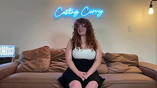 curvy busty redhead nurse intensely tries hardcore porn casting