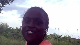 crazybitch twerking half naked in the middle of a forest