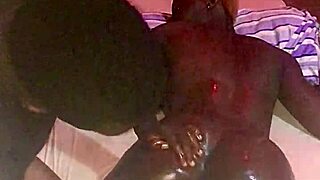 neighbor gets sensual body massage