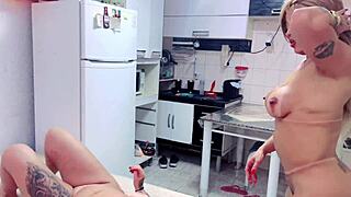 Woman Flees Into Our Home, We Suck Her Wet Pussy