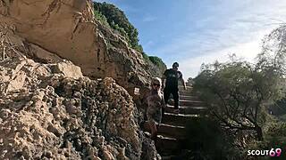 German Fit Mature Wife Sophie Logan With Big Tits And Full Inked At Risky Cheating Fuck At Public Beach