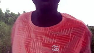 crazybitch twerking half naked in the middle of a forest